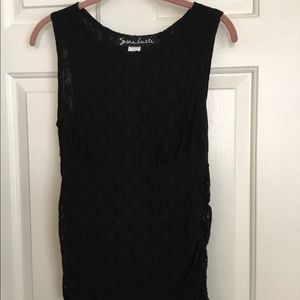 Black Lace Tank Top
